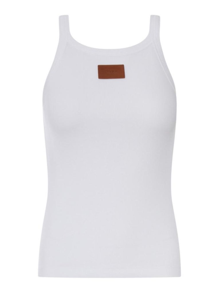 Fendi Cotton Tank Top Tag Size S Women